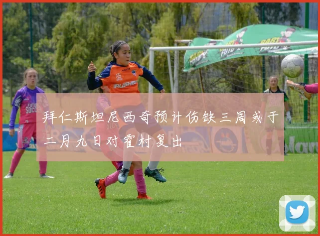 拜仁斯坦尼西奇预计伤缺三周或于二月九日对霍村复出